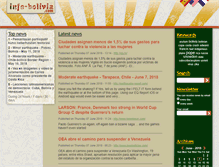 Tablet Screenshot of en.info-bolivia.com