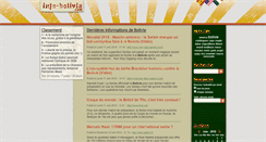 Desktop Screenshot of fr.info-bolivia.com