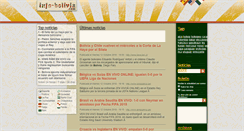 Desktop Screenshot of info-bolivia.com